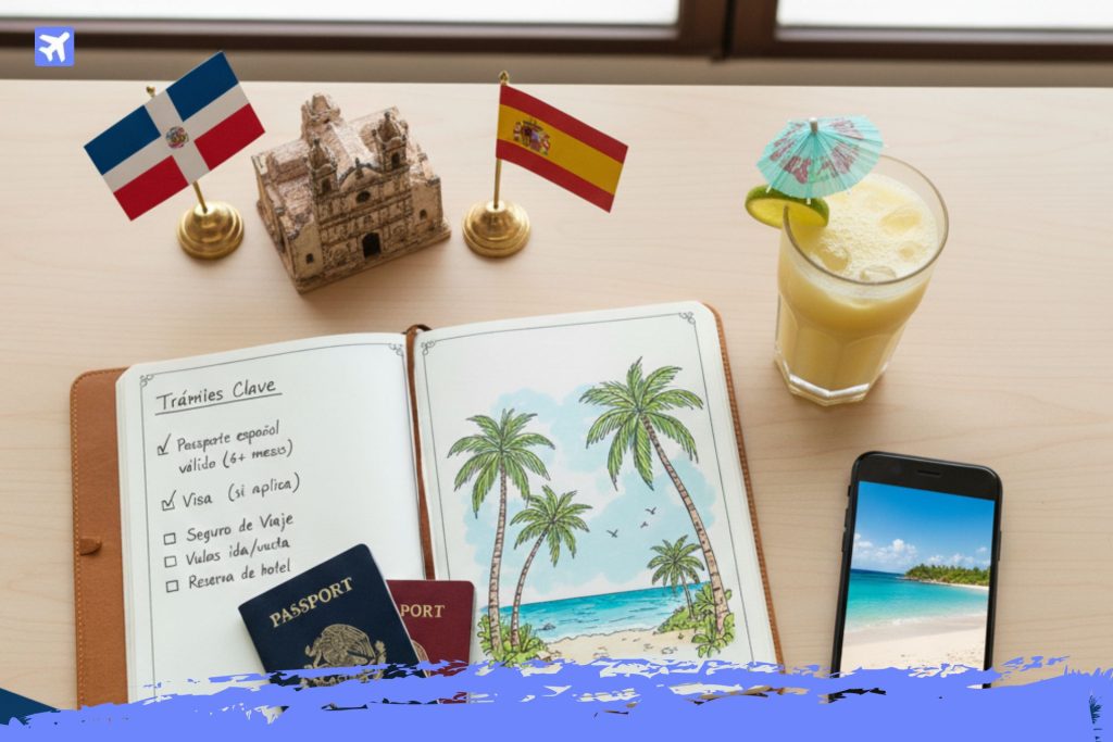 requisitos espana viajar republica dominicana