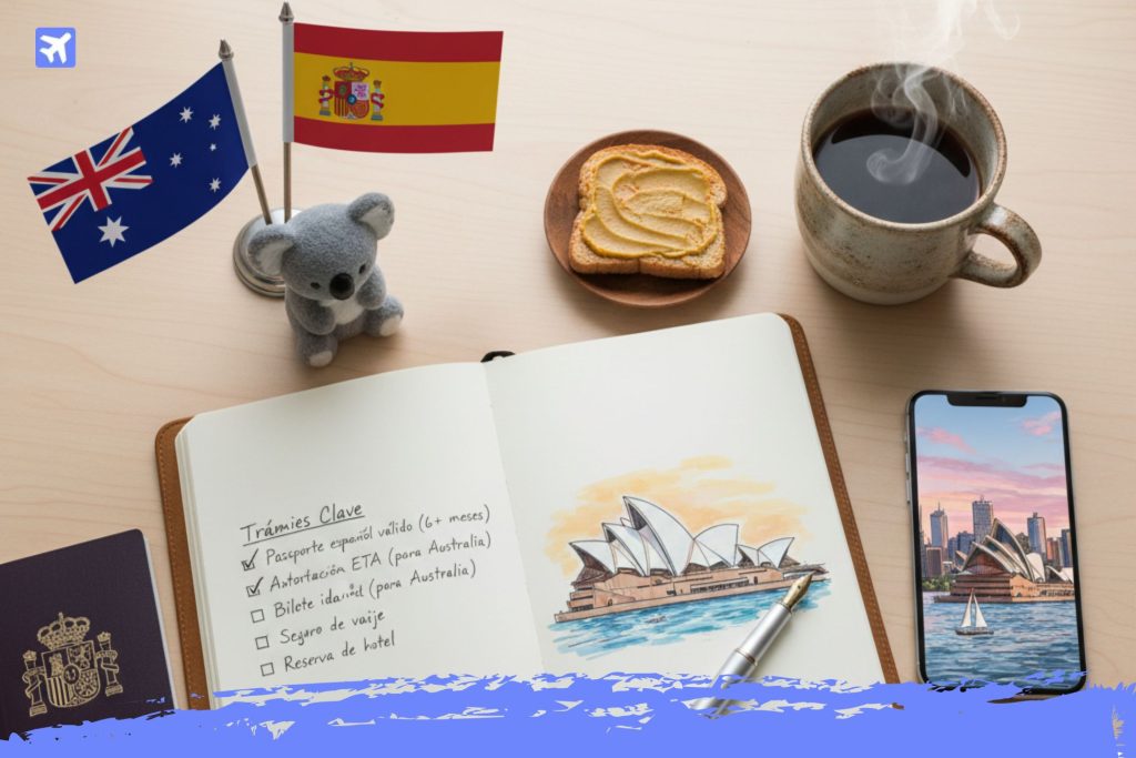 requisitos viajar australia espana