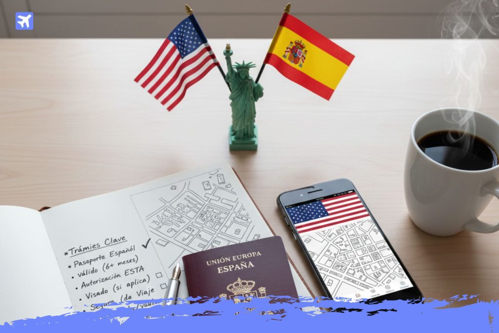 Requisitos para viajar a Estados Unidos desde España 2026: guía completa con checklist y consejos