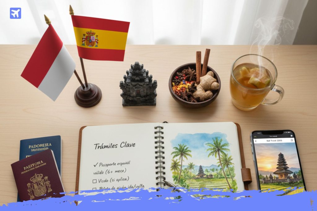 requisitos viajar indonesia espana