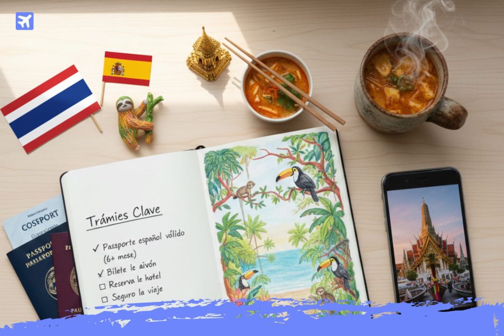 requisitos viajar tailandia espana